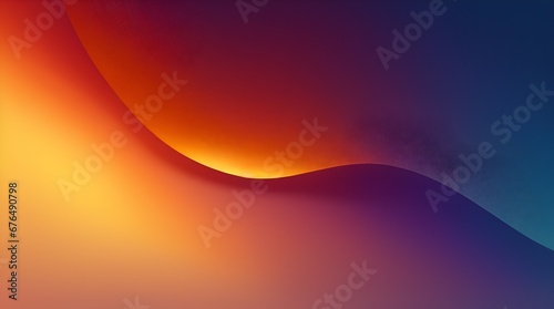 Grainy gradient curve texture background.