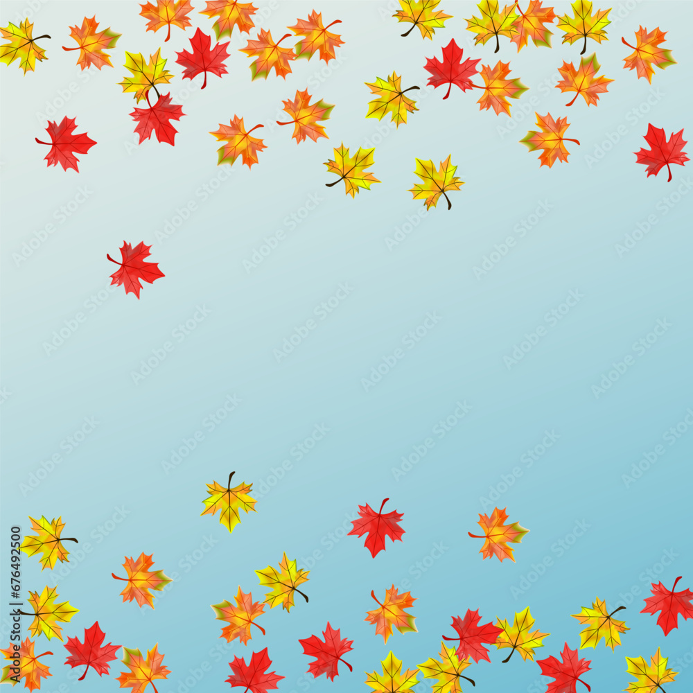 Red Leaf Background Blue Vector. Leaves Nature Template. Yellow Ground Floral. Abstract Foliage Card. Red Leaf Background Blue Vector. Leaves Nature Template. Yellow Ground Floral. Abstract Foliage Card.