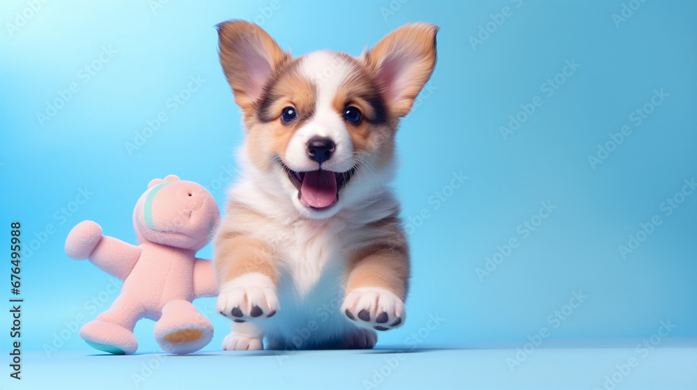 Maltese cute dog in studio photo with isolated pastel background backdrop. With generative AI technology Maltese cute dog in studio photo with isolated pastel background backdrop. With generative AI technology