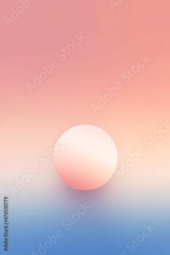 A soft gradient abstract in pastel colors poster AI generated illustration