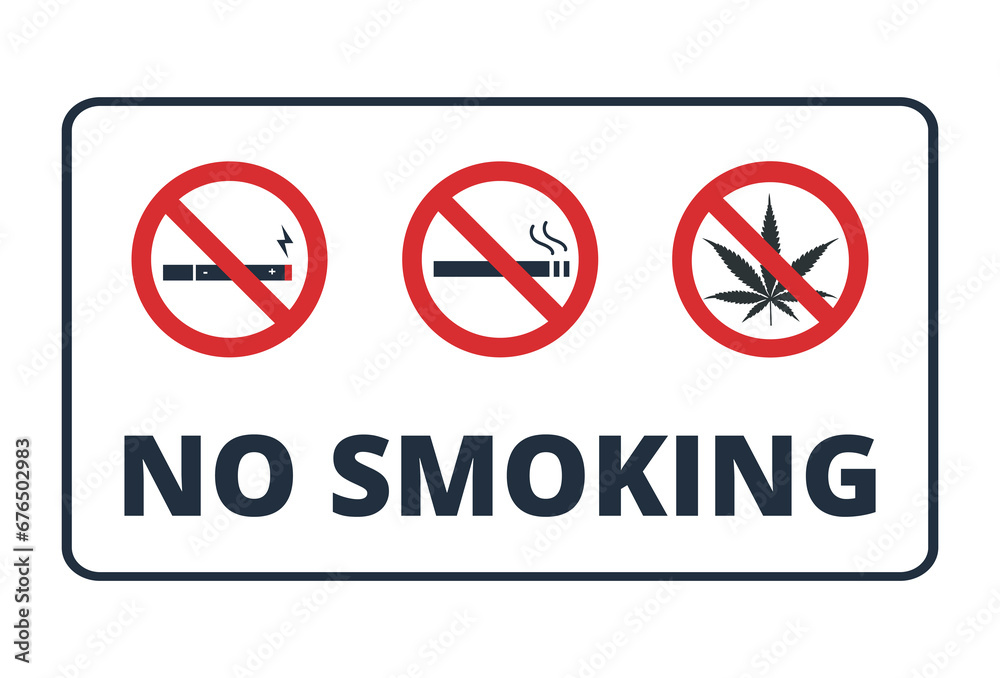 Set of Smoking prohibited Symbol
Set of Smoking prohibited Symbol