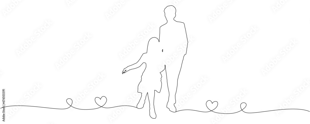 romantic couple sitting of lineart of illustration vector