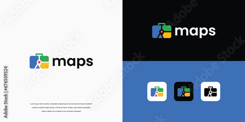 work map logo, briefcase logo