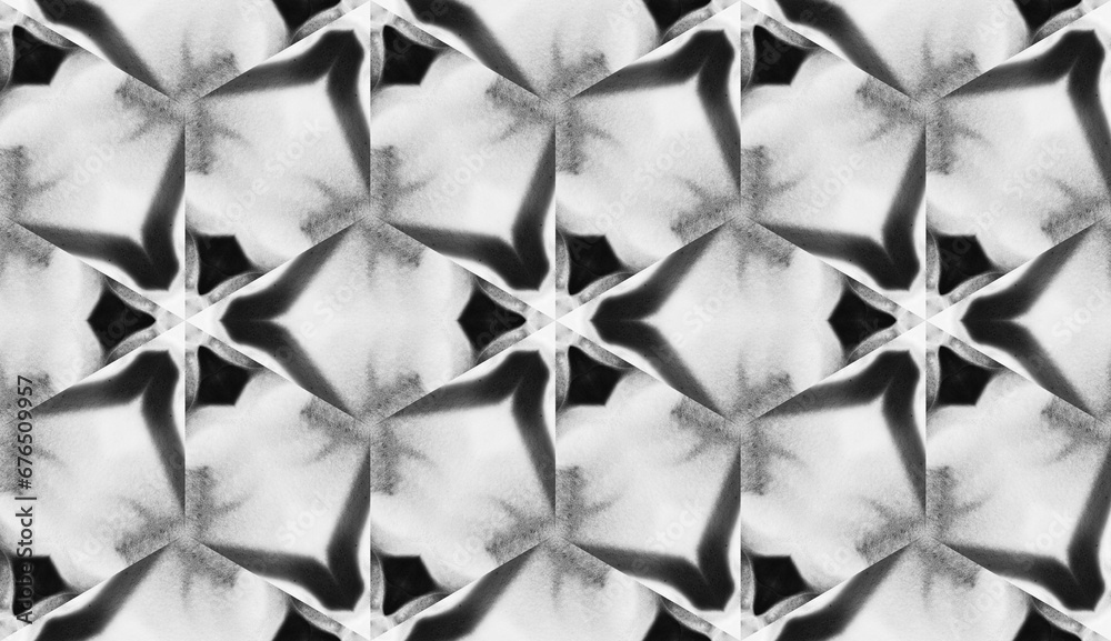 Black and White Seamless pattern tile for hypnotic design Black and White Seamless pattern tile for hypnotic design
