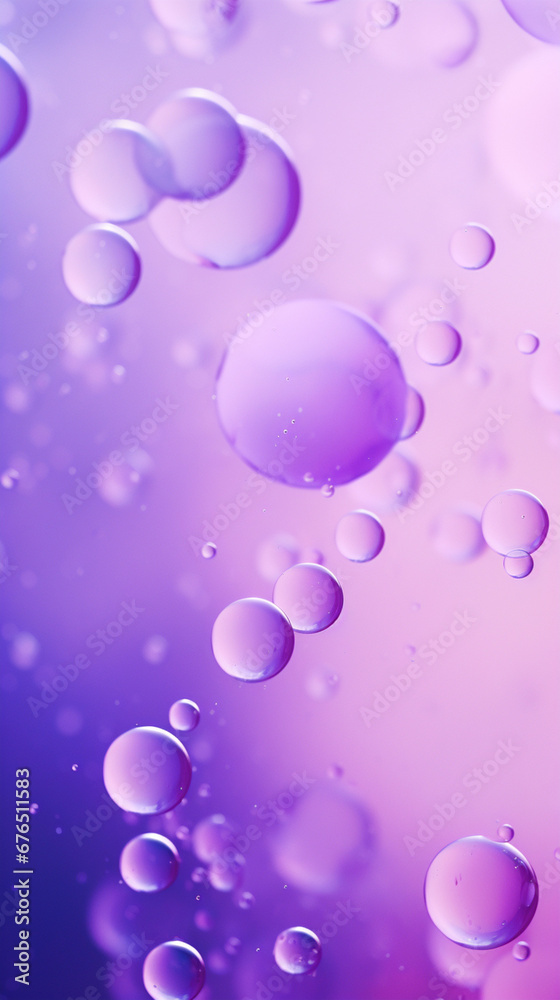 Purple bubbles morphing into faint cloud Wallpaper HD Backgrounds created with Generative Ai