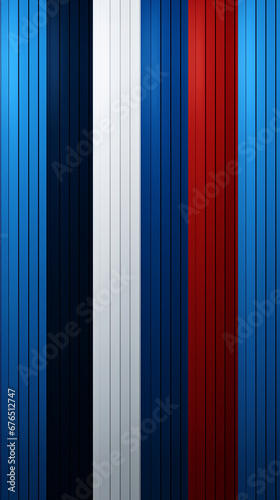 wallpaper image of vertical slot pattern. Blue red and white colors. Grainy textures Background created with Generative Ai