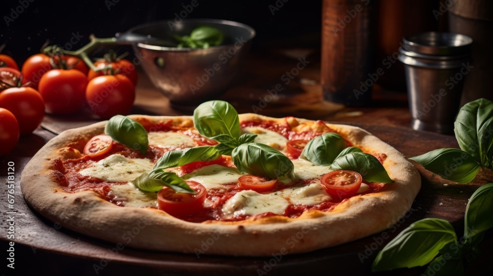 Classic Margherita Neapolitan Pizza