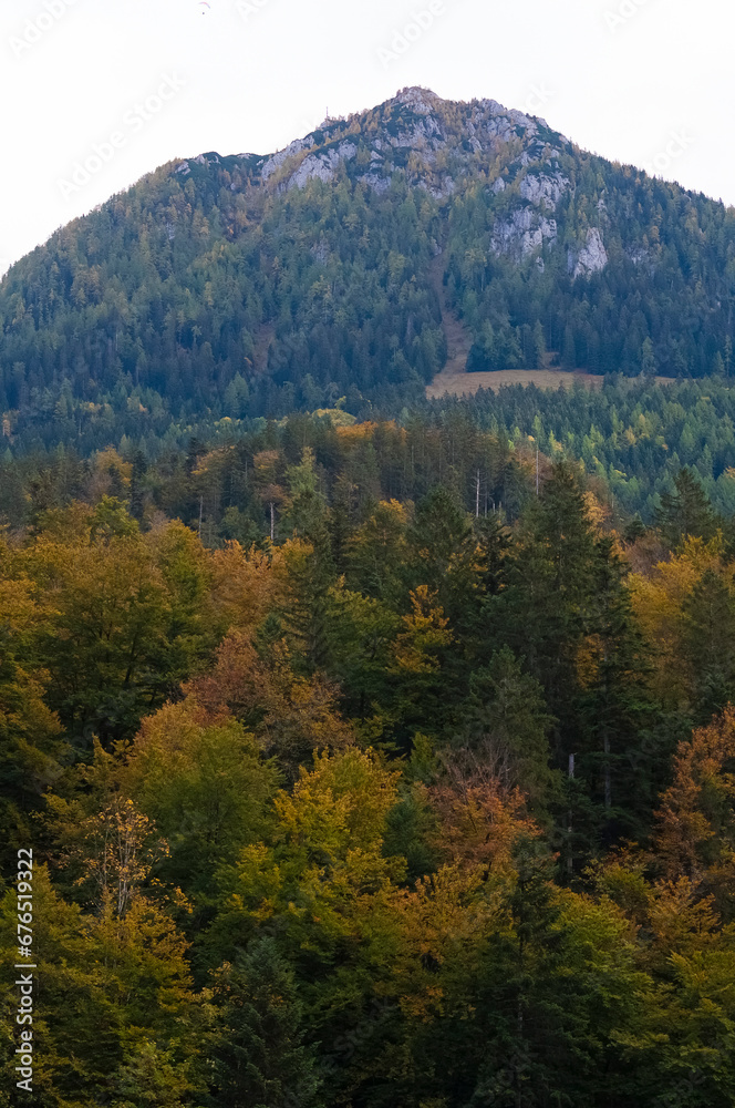 View of Berchtesgaden National Park, Berchtesgaden Alps, Berchtesgadener Land, Bavaria, Germany, Europe