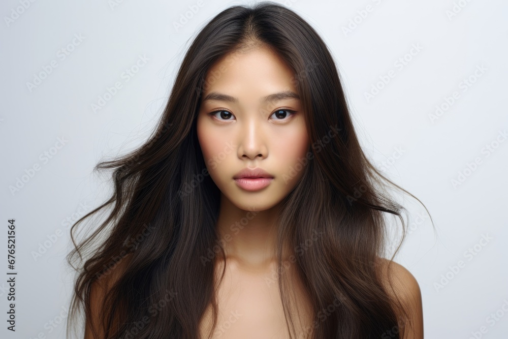 Portrait of a young Asian woman Portrait of a young Asian woman