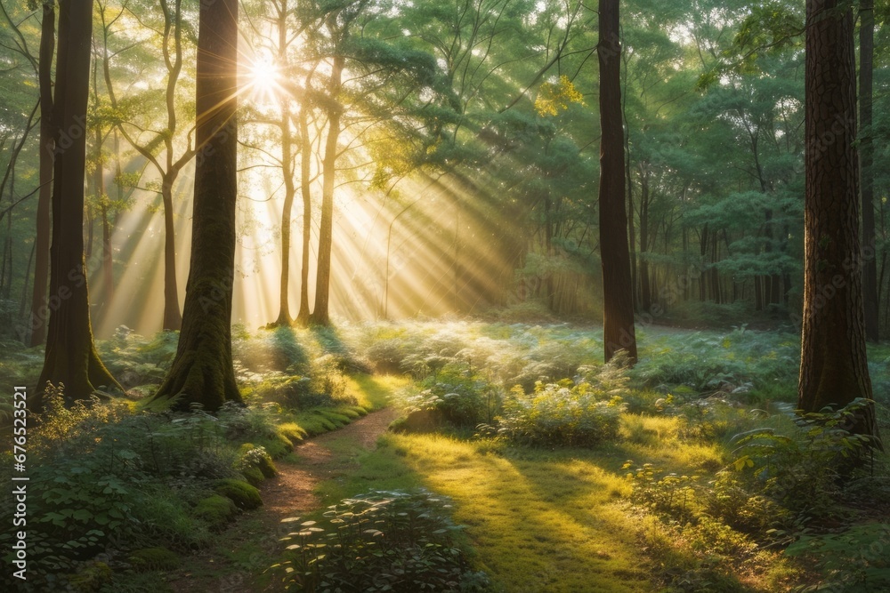 Obraz premium Peaceful haven in nature's
