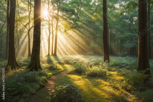 Peaceful haven in nature's