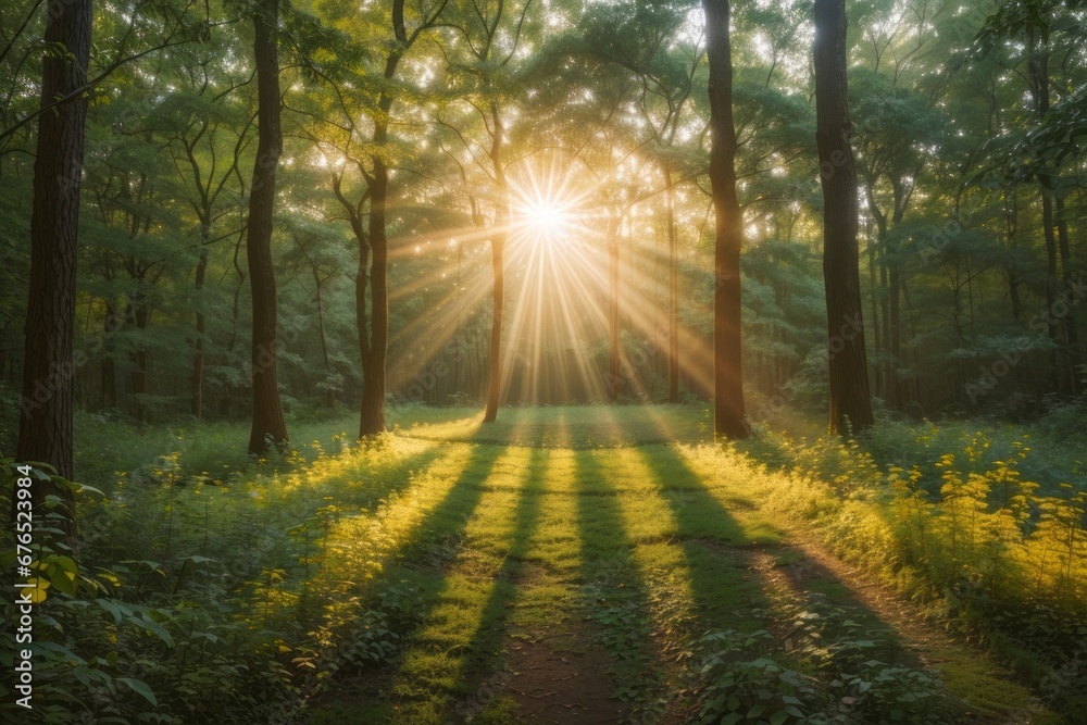 Fototapeta premium Peaceful haven in nature's