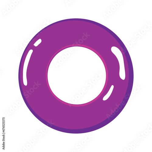 Isolated lifesaver icon Vector