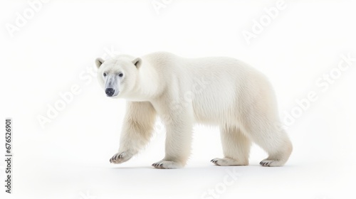 white polar bear.