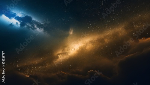 Universe filled with stars, nebula and galaxy background