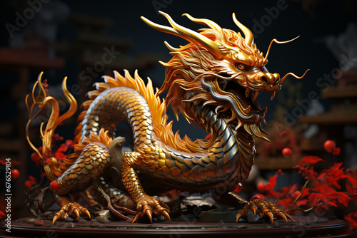 Chinese Dragon, Chinese new year, year of the dragon © Dennis