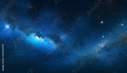 Universe filled with stars, nebula and galaxy background