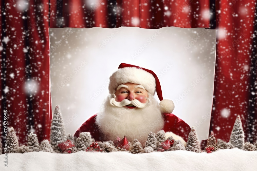 Christmas man beard male xmas holiday winter claus old red santa december merry