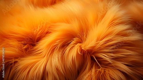 Orange fur background.