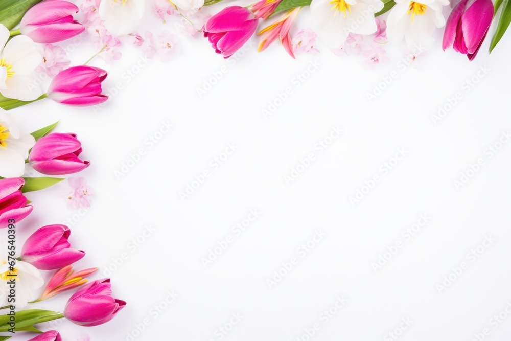 spring floral background with copy space spring floral background with copy space