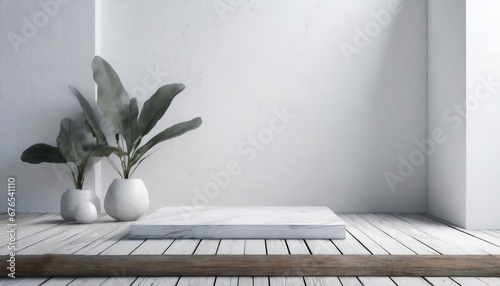Product Platform. Home Decoration with Modern Designed Flower Pots. Minimalist Style. Pots That Add Liveliness to the Windowsill