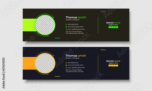 Modern Creative Email Signature, Email Signature, Email Signature Templates,  Infinity Kit Email Signature, Email Signature Template, Black Email Signature