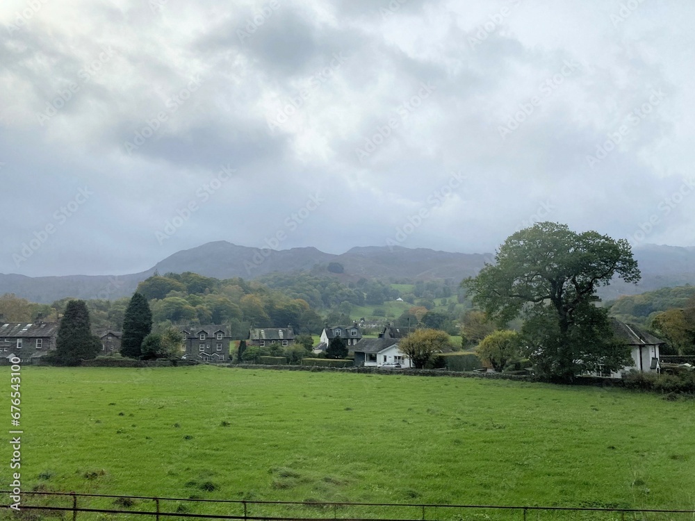 A view of the Lake District Countryside near Grasmere