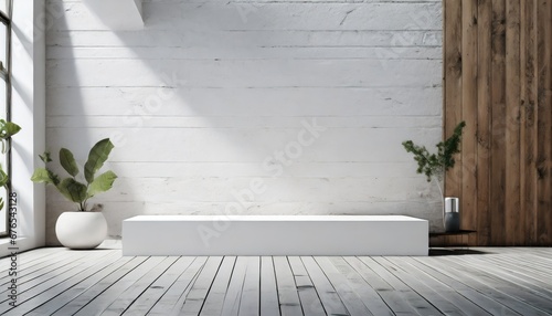 Product Platform. Home Decoration with Modern Designed Flower Pots. Minimalist Style. Pots That Add Liveliness to the Windowsill