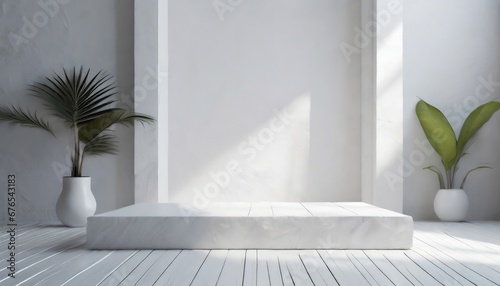 Product Platform. Home Decoration with Modern Designed Flower Pots. Minimalist Style. Pots That Add Liveliness to the Windowsill