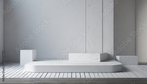 Product Platform. Home Decoration with Modern Designed Flower Pots. Minimalist Style. Pots That Add Liveliness to the Windowsill