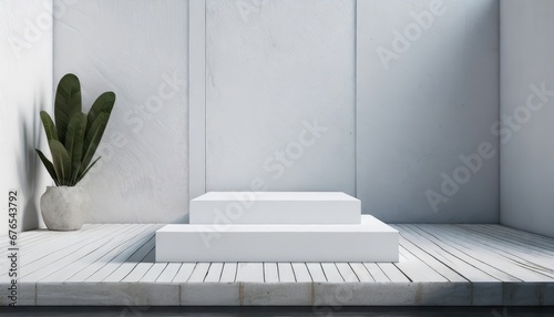 Product Platform. Home Decoration with Modern Designed Flower Pots. Minimalist Style. Pots That Add Liveliness to the Windowsill