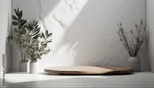 Product Platform. Home Decoration with Modern Designed Flower Pots. Minimalist Style. Pots That Add Liveliness to the Windowsill