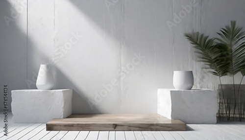 Product Platform. Home Decoration with Modern Designed Flower Pots. Minimalist Style. Pots That Add Liveliness to the Windowsill