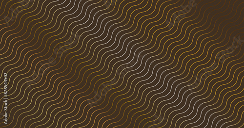 Chic Brown Background with Elegant Zigzag Golden Lines. Elevate Your Design with Luxurious Aesthetics