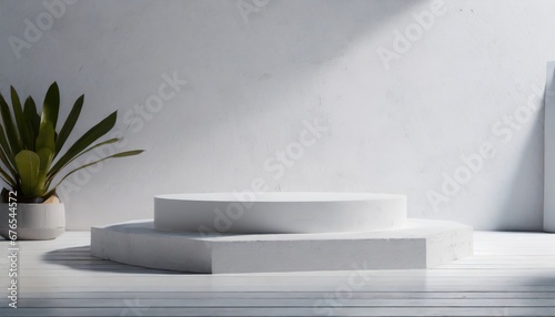 Product Platform. Home Decoration with Modern Designed Flower Pots. Minimalist Style. Pots That Add Liveliness to the Windowsill