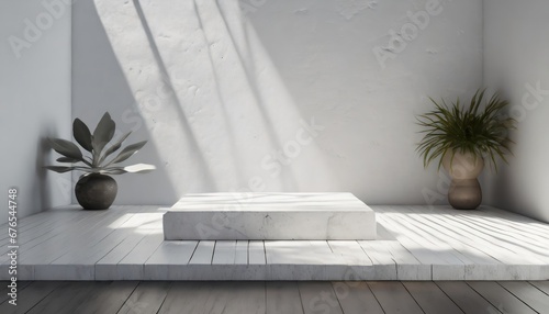 Product Platform. Home Decoration with Modern Designed Flower Pots. Minimalist Style. Pots That Add Liveliness to the Windowsill