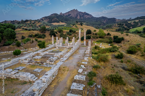 The Temple of Artemis at Sardis, the fourth largest temple of the Ionic order in the world, is an ancient temple on the western slopes of the acropolis, below Mount Tmolos.