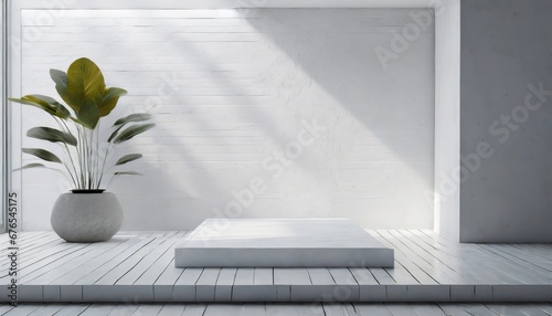 Product Platform. Home Decoration with Modern Designed Flower Pots. Minimalist Style. Pots That Add Liveliness to the Windowsill