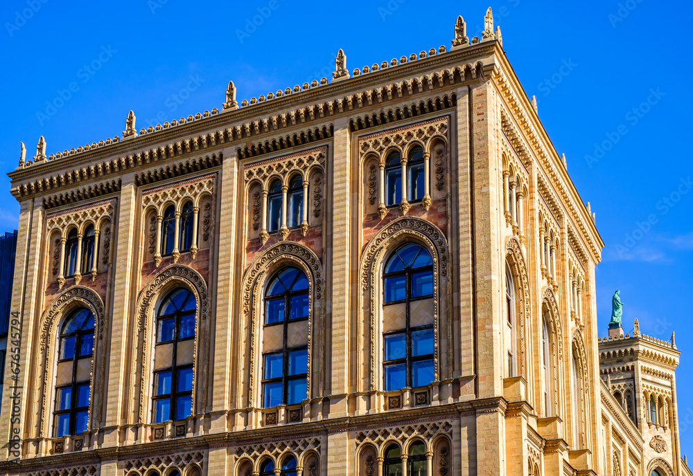 historic bavarian government building in munich