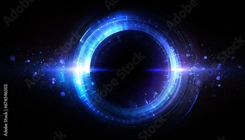 Abstract background. luminous swirling. Elegant glowing circle. Big data cloud. Light ring.