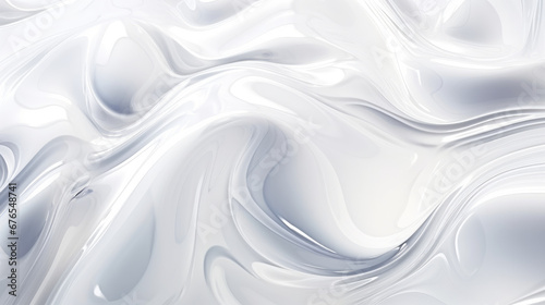 Explore liquid glass and abstract 3D water backgrounds with a touch of white shine. photo