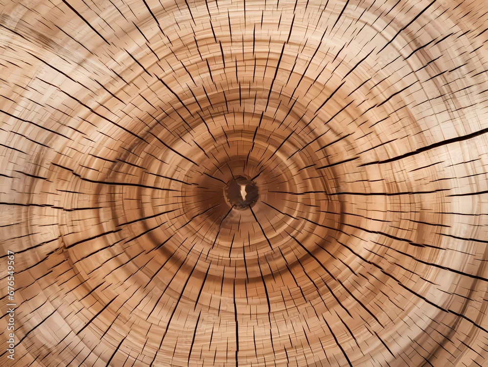 Wooden slice pattern. High quality wood texture. Cross section of tree. Background for interior