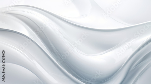 Abstract 3D Water with White Shine.