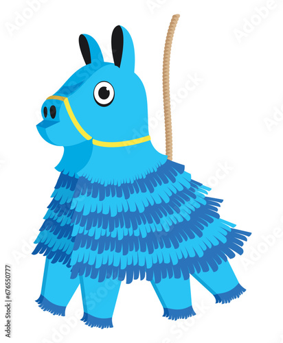 mexican pinata blue llama