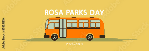 Rosa Parks Day, civil rights activist. American activist.