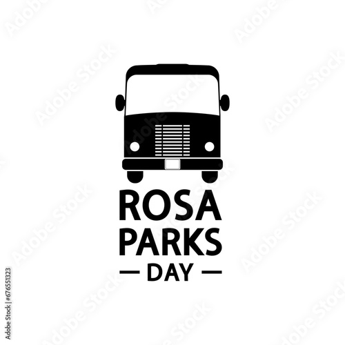 Rosa Parks Day icon.