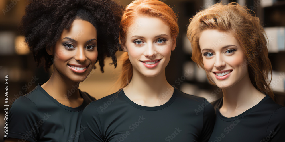 Beautiful young and elegant top models in photo shoot in the photo studio. Beautiful young and elegant top models in photo shoot in the photo studio.
