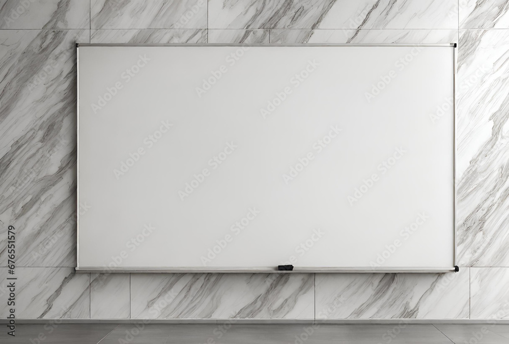 BLANK WHITEBOARD ON WALL BLANK WHITEBOARD ON WALL