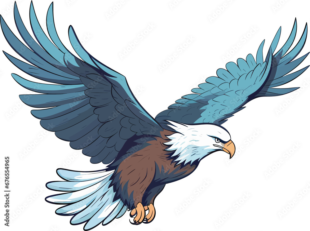 Obraz premium eagle with wings