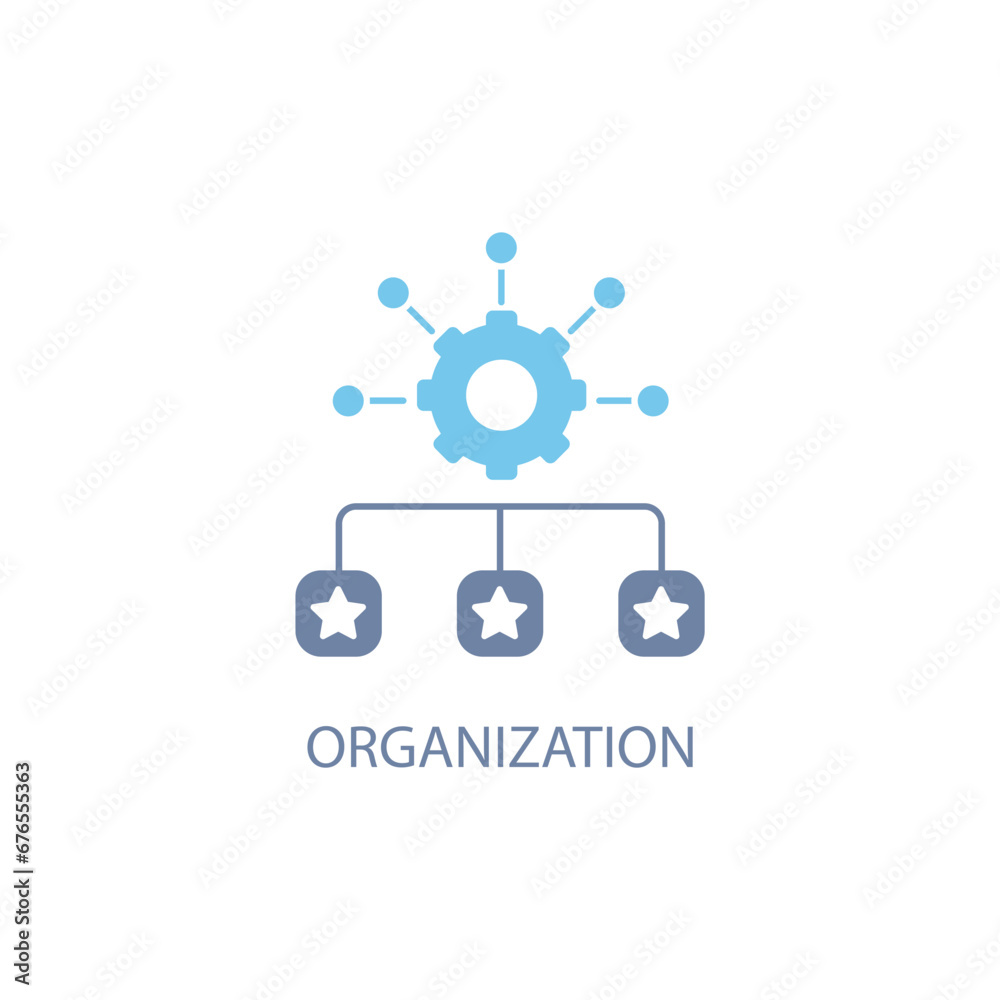 organization concept line icon. Simple element illustration. organization concept outline symbol design. organization concept line icon. Simple element illustration. organization concept outline symbol design.
